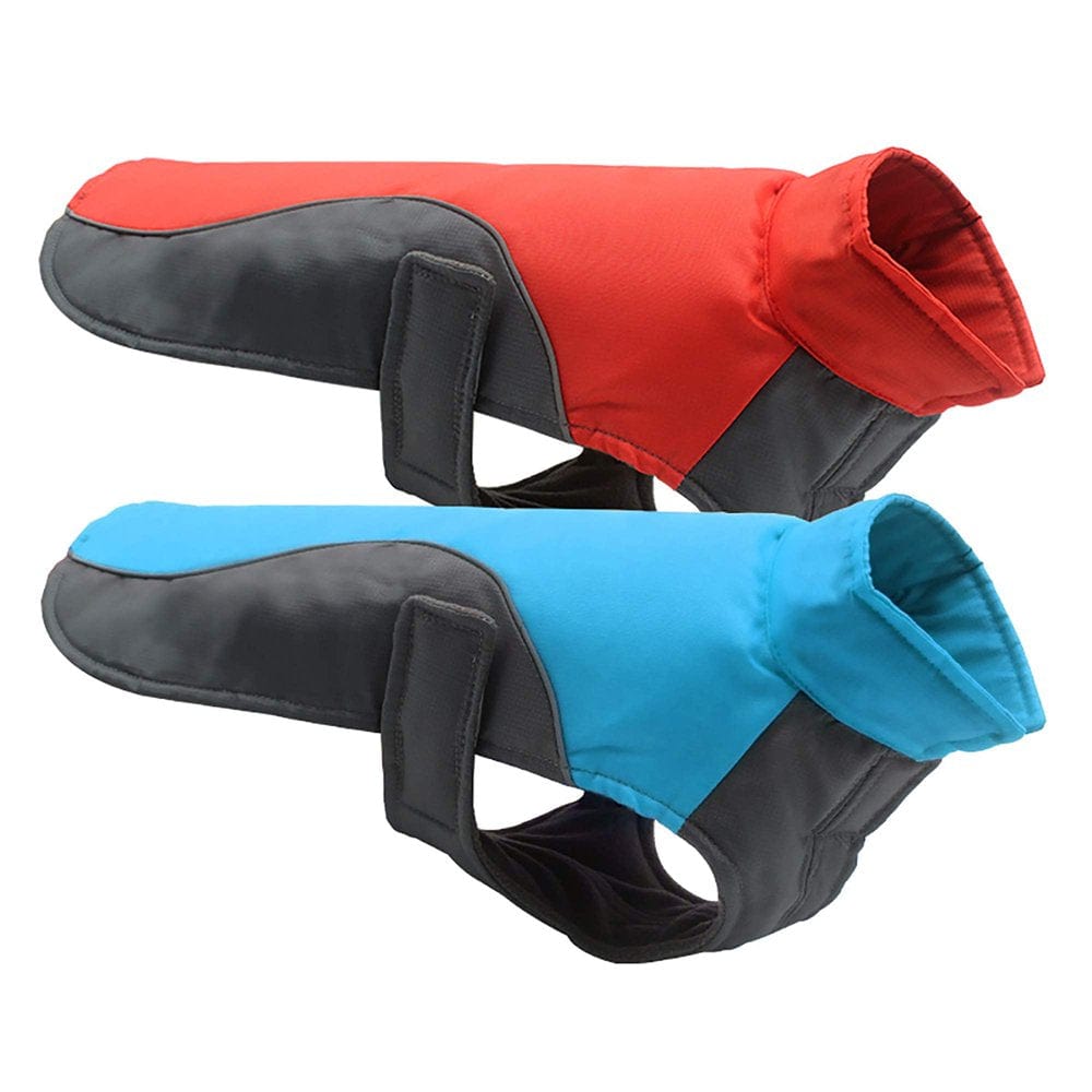 Winter Dog Coat Warm Fleece Dog Jacket for Cold Weather Reflective Zip up Puppy Dog Sport Vest Outdoor Pet Sweater Apparel Clothes for Small Medium Large Dogs Animals & Pet Supplies > Pet Supplies > Dog Supplies > Dog Apparel Bbonlinedress 4XL Red-KZ003 
