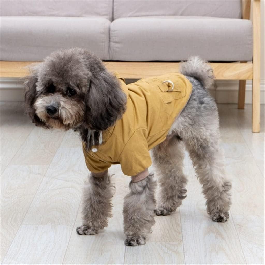 Winter Pet Dog Clothes Warm Pet Overalls for Dogs Pets Puppy Costume French Bulldog Coat Windproof Jacket Clothing (A XXL Code) Animals & Pet Supplies > Pet Supplies > Dog Supplies > Dog Apparel Tomator   