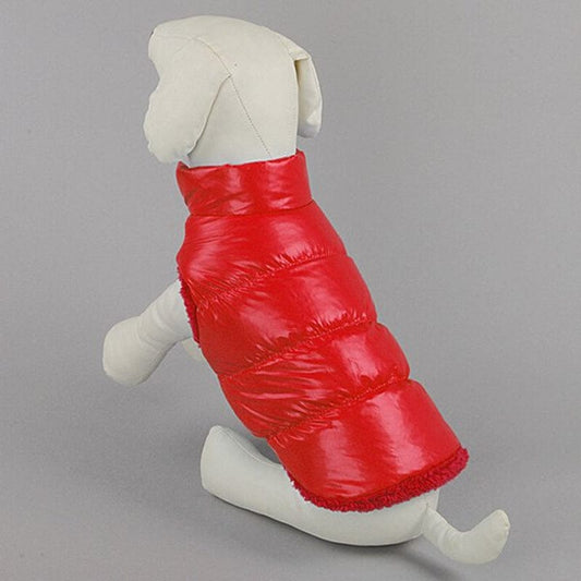 Winter Puppy Dog Coats, Cozy Waterproof Windproof Dog Vest, Winter Coat Warm Dog Apparel, Puppy Warm Fleece down Jackets Clothes, Pet Dogs Padded Vest Harness, Dogs Warm Vest, XS-3XL, Red Animals & Pet Supplies > Pet Supplies > Dog Supplies > Dog Apparel LINKABC 3XL Red 