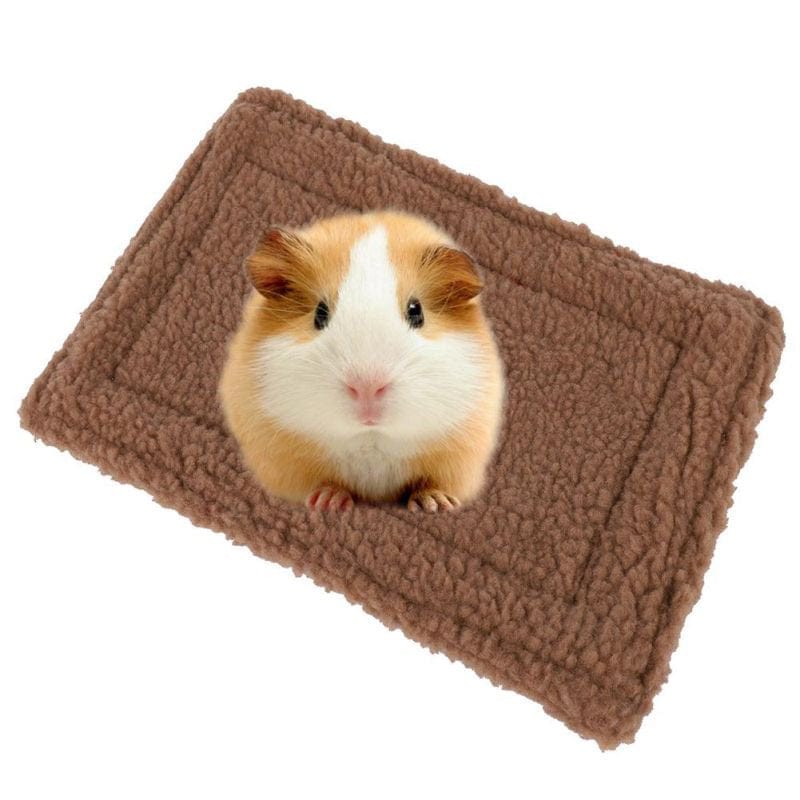 Winter Savings! Small Animal Blanket Mat Hamster Rabbit Cat Kitten House Pad Quilt Double Sided Fleece Warm Nest Bedding Cover Pet Accessories Animals & Pet Supplies > Pet Supplies > Small Animal Supplies > Small Animal Bedding Deepablaze   