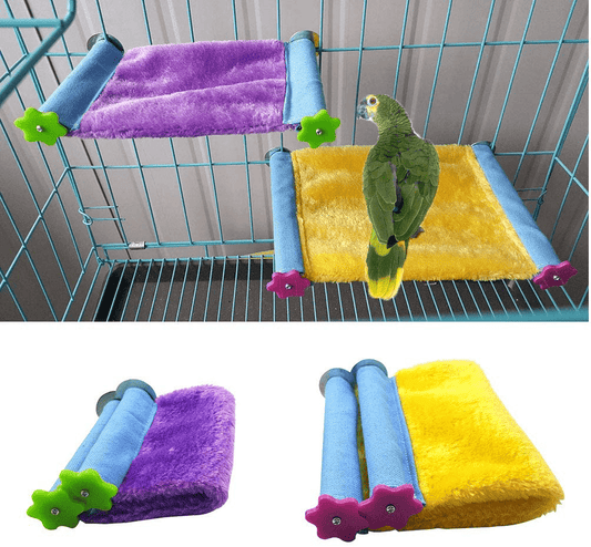 Winter Warm Bird Nest House Bed Hammock Toy for Pet Parrot Parakeet Cockatiel Conure Cockatoo African Grey Eclectus Amazon Lovebird Budgie Finch Canary Hamster Rat Chinchilla Squirrel Cage Perch Animals & Pet Supplies > Pet Supplies > Bird Supplies > Bird Cages & Stands Keersi L  