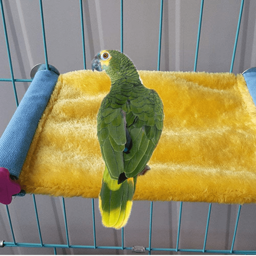 Winter Warm Bird Nest House Bed Hammock Toy for Pet Parrot Parakeet Cockatiel Conure Cockatoo African Grey Eclectus Amazon Lovebird Budgie Finch Canary Hamster Rat Chinchilla Squirrel Cage Perch Animals & Pet Supplies > Pet Supplies > Bird Supplies > Bird Cages & Stands Keersi   