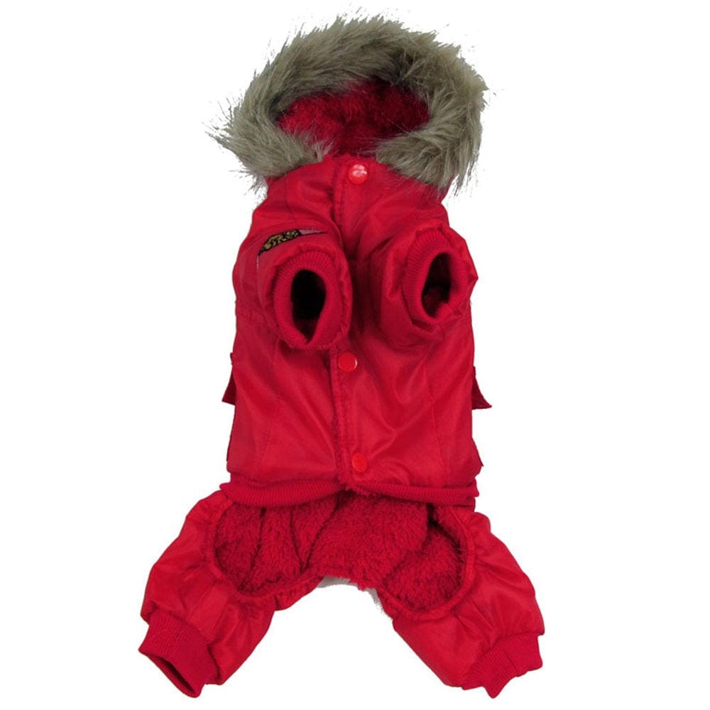 Winter Warm Small Dog Coats, Cozy Waterproof Windproof Dog Vest, Winter Warm Dog Apparel, Puppy Warm Fleece down Jackets Clothes, Pet Dogs Padded Vest Harness, Warm Fleece Padded Pet Vest, S-XL, Red Animals & Pet Supplies > Pet Supplies > Dog Supplies > Dog Apparel LINKABC   