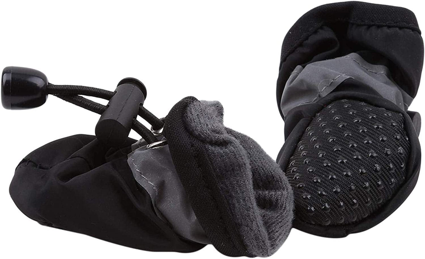 Winwinfly Dog Shoes, Dog Boots Paw Protector, Winter Warm Comfortable Soft Soled Dog Skidproof Sneakers with Reflective Straps, for Small Dog Animals & Pet Supplies > Pet Supplies > Dog Supplies > Dog Apparel Winwinfly   