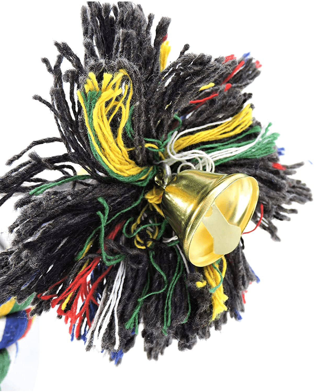 Wishlotus Bird Perches, Parrot Colorful Climbing Rope Swing Toys Parrot Stand with Bell and Hanging Clip for Parrots, Budgies, Macaws, Parakeets, and Other Small Birds. Animals & Pet Supplies > Pet Supplies > Bird Supplies > Bird Ladders & Perches WishLotus   