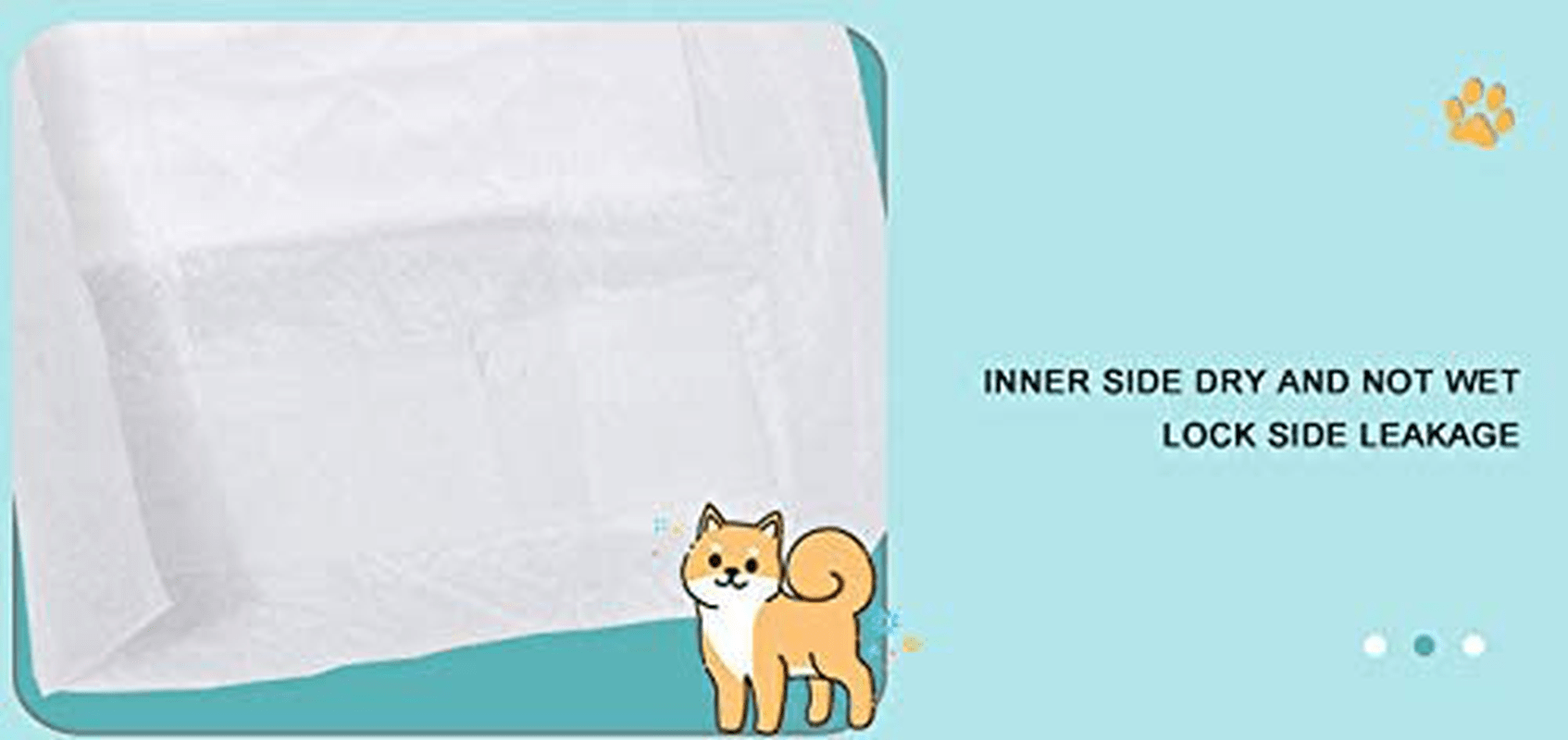 Wistore Dog Diaper Liners Booster Pads for Male and Female Dogs, Disposable Doggie Diaper Inserts Fit Most Reusable Pet Belly Bands, Cover Wraps, and Washable Period Panties Animals & Pet Supplies > Pet Supplies > Dog Supplies > Dog Diaper Pads & Liners Wistore Trading   