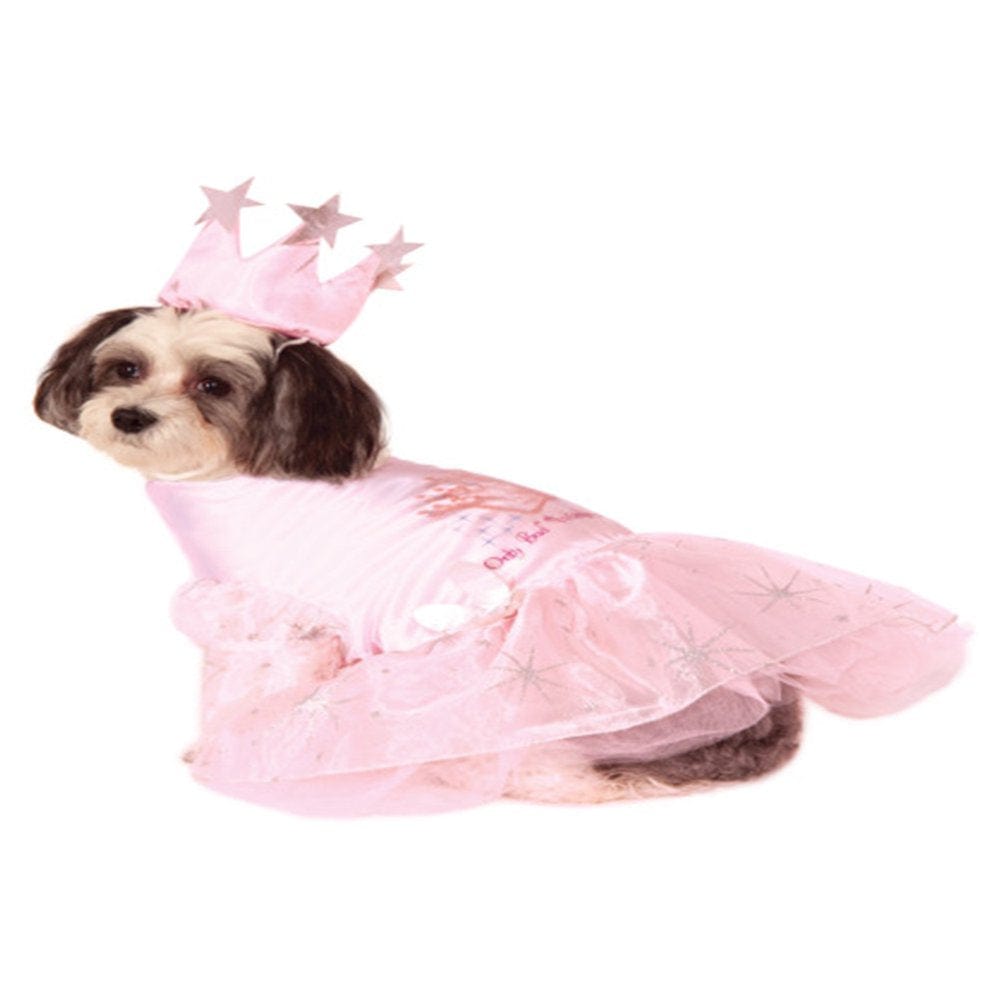 Wizard of Oz Glinda Pet Costume for Dog or Cat Animals & Pet Supplies > Pet Supplies > Dog Supplies > Dog Apparel Rubies II, LLC L  