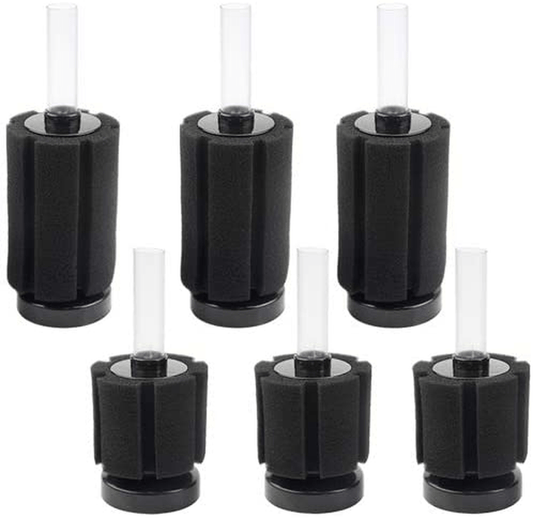 WMYCONGCONG 6 PCS Fish Tank Aquarium Soft Biochemical Sponge Filter, 2 Sizes Animals & Pet Supplies > Pet Supplies > Fish Supplies > Aquarium Filters WMYCONGCONG   