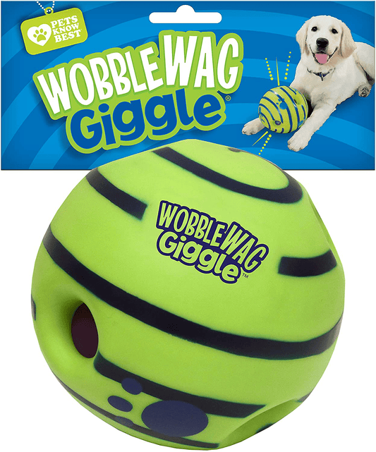 Wobble Wag Giggle Ball, Interactive Dog Toy, Fun Giggle Sounds When Rolled or Shaken, Pets Know Best, as Seen on TV Animals & Pet Supplies > Pet Supplies > Dog Supplies > Dog Toys Wobble Wag Giggle Original  