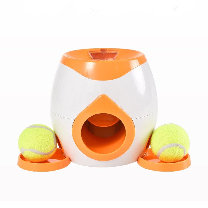 Wodondog Pet Dog Toy Food Reward Toy with 2 Tennis Balls Slow Feeder Green