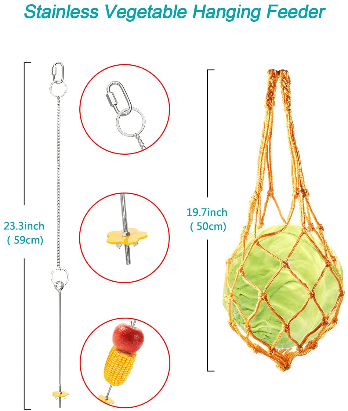 Woiworco 5 Packs Chicken Toys, Chicken Xylophone Toys, Chicken Mirror Toys for Hens, Chicken Ladders Swing Toys and Vegetable Hanging Feeder for Chicken Coop Animals & Pet Supplies > Pet Supplies > Bird Supplies > Bird Treats Woiworco   