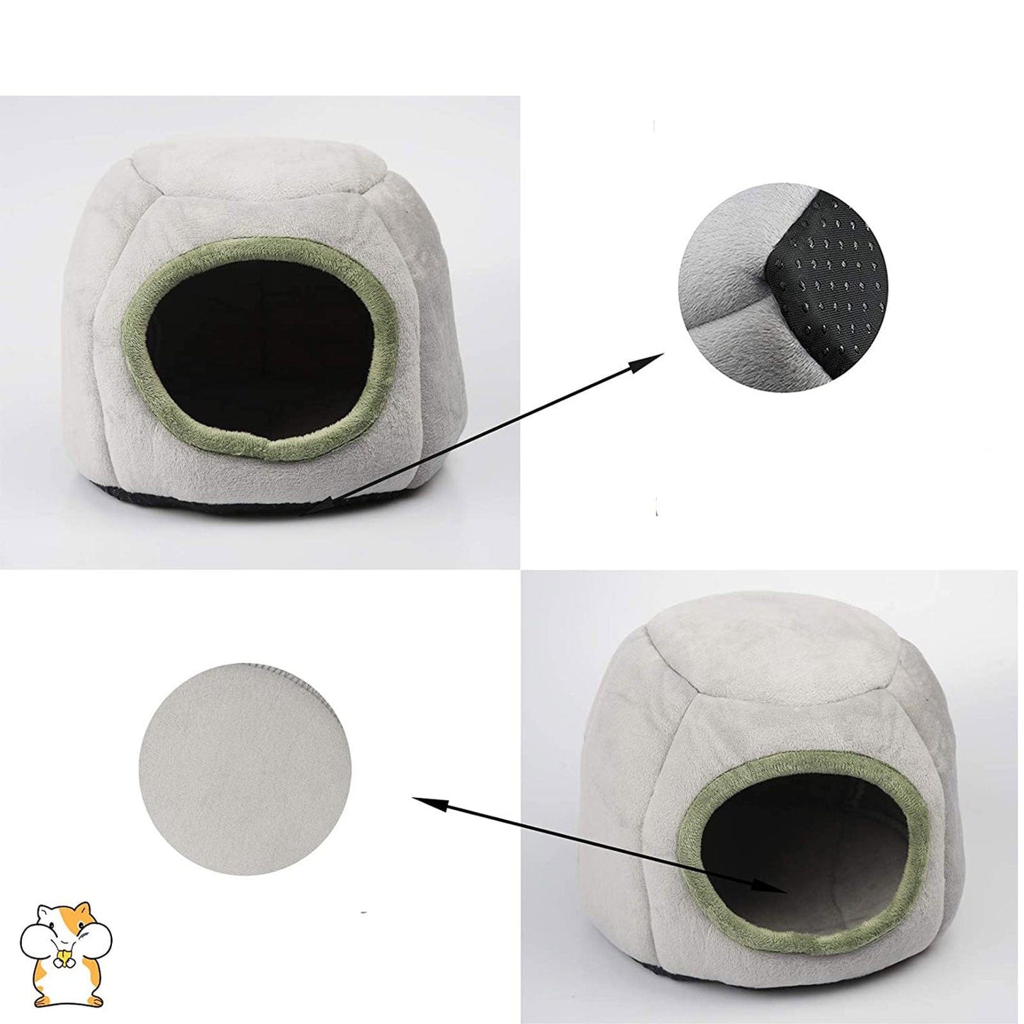 Womail Outdoor Indoor Cat Dog House Pet Cotton Warm Comfortable House Pet in Autumn and Winter Pets House Animals & Pet Supplies > Pet Supplies > Dog Supplies > Dog Houses Womail   
