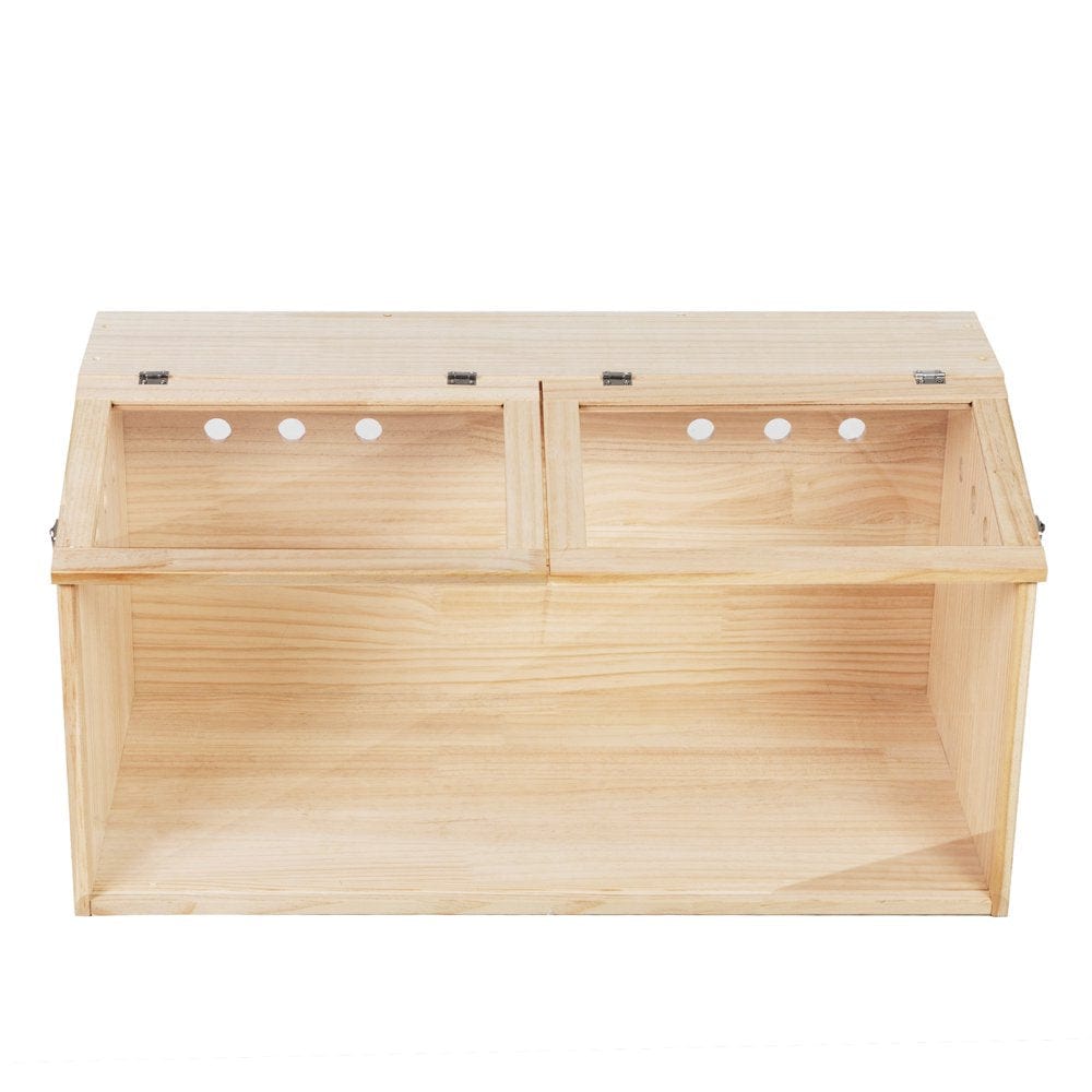 WONISOLI Middle Transparent Wooden Hamster Cage; Small Animal Habitat Hutch for Large Siberian Hamster; Gerbils; Little Rabbits; Natural Animals & Pet Supplies > Pet Supplies > Small Animal Supplies > Small Animal Habitats & Cages WONISOLI   