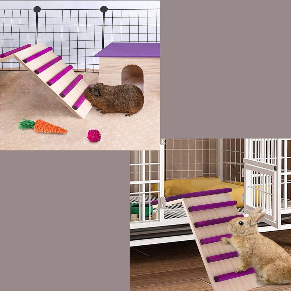 Wood Bridge for Small Animal Cage or Habitat Guinea Pigs, Ferrets, Chinchillas, Hedgehog, Dwarf Rabbits Animals & Pet Supplies > Pet Supplies > Small Animal Supplies > Small Animal Habitats & Cages KOL PET   