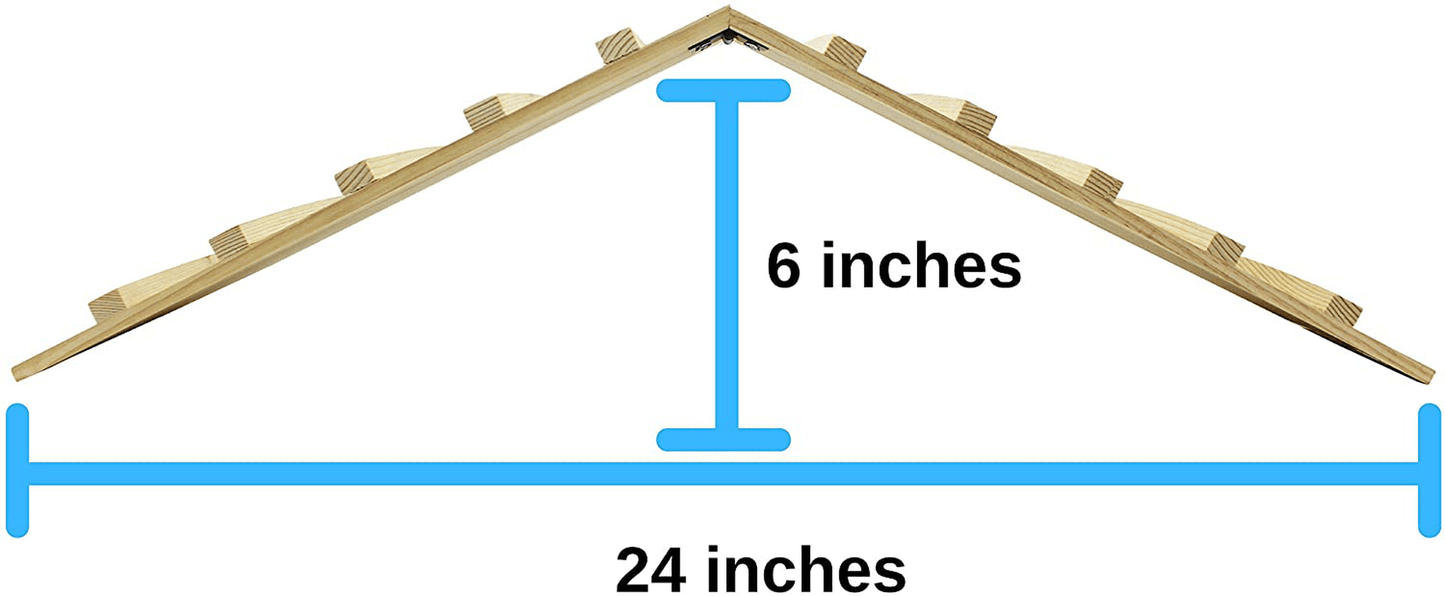 Wood Bridge for Small Animal Cage or Habitat - Guinea Pigs, Ferrets, Chinchillas, Hedgehog, Dwarf Rabbits and Other Small Animals Animals & Pet Supplies > Pet Supplies > Small Animal Supplies > Small Animal Habitats & Cages Pulse Brands   