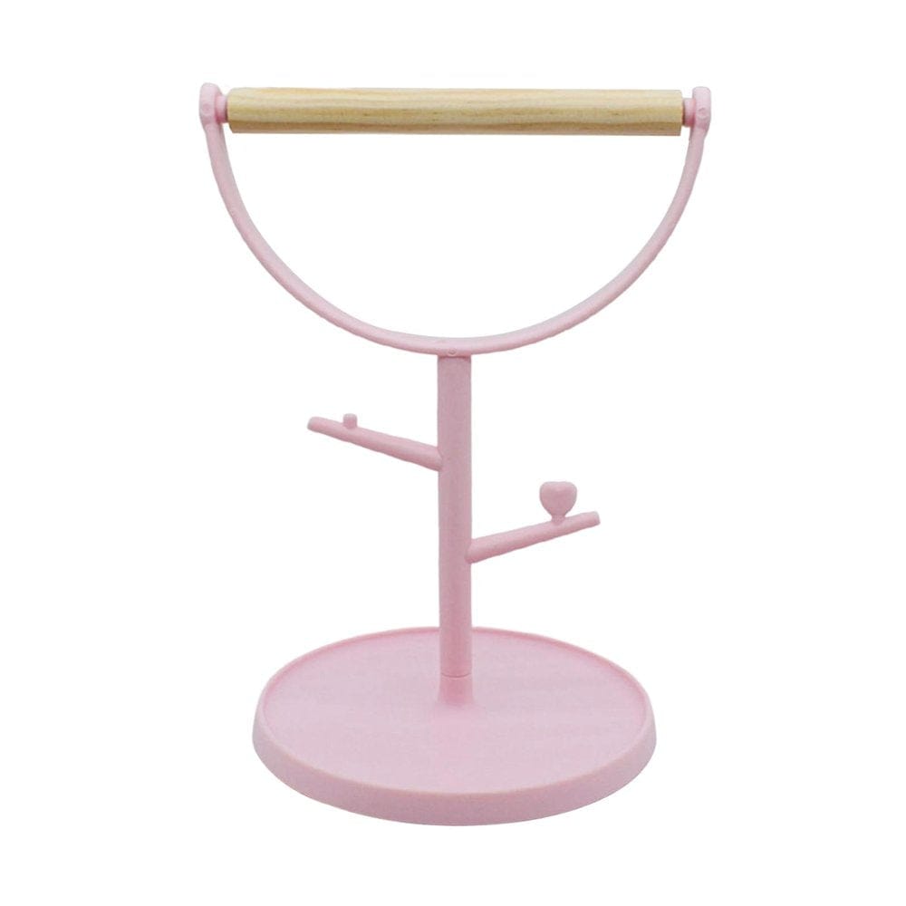 Wood Parrot Bird Perch Training Stand Playstand Exercise Cage Perch Tabletop for Lovebirds Cockatiels Small Medium Parrots Finch