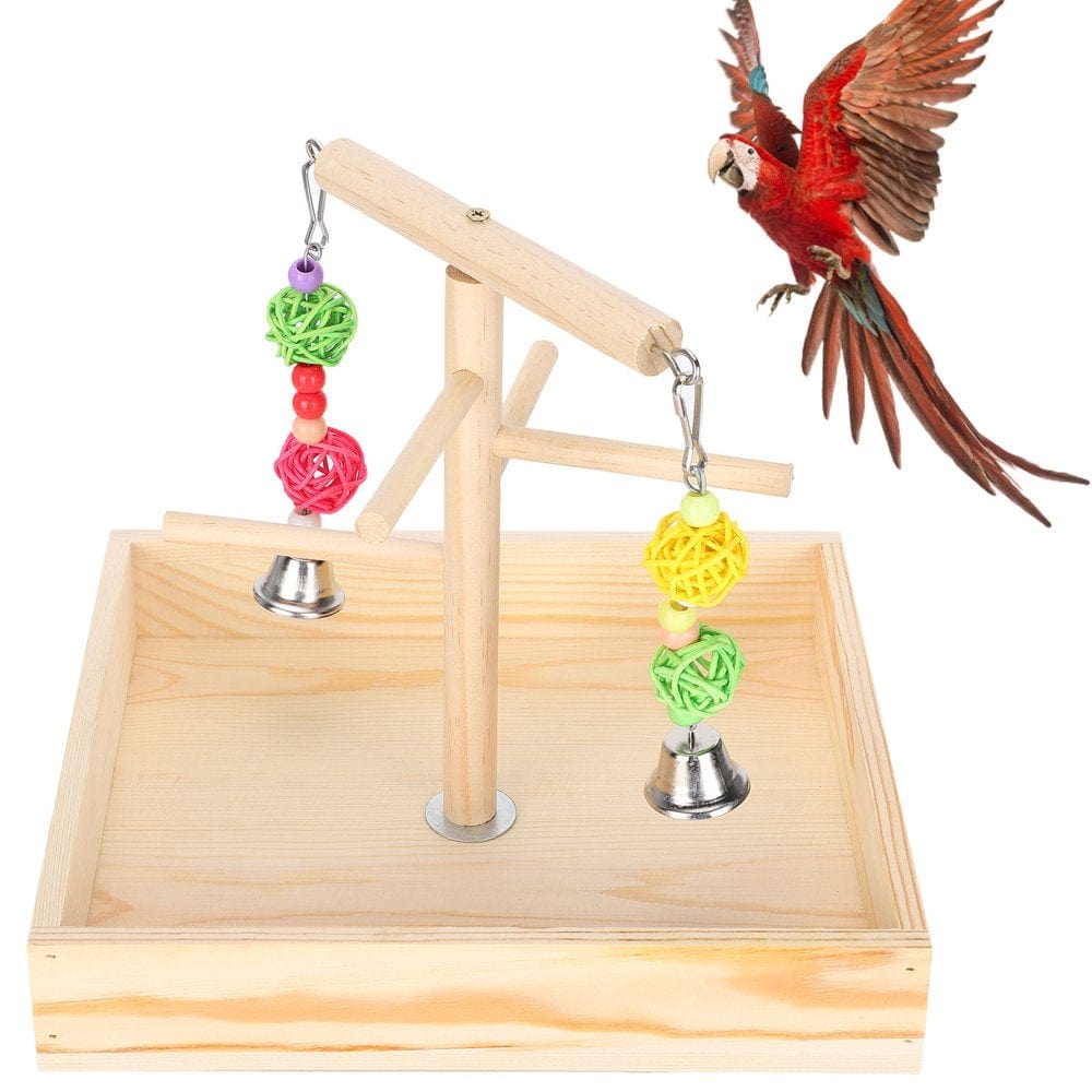Wood Stand, Smaller Size Training Frame, for Stand Birds Cage Bird Shelf Training Frame Animals & Pet Supplies > Pet Supplies > Bird Supplies > Bird Cages & Stands FAGINEY   