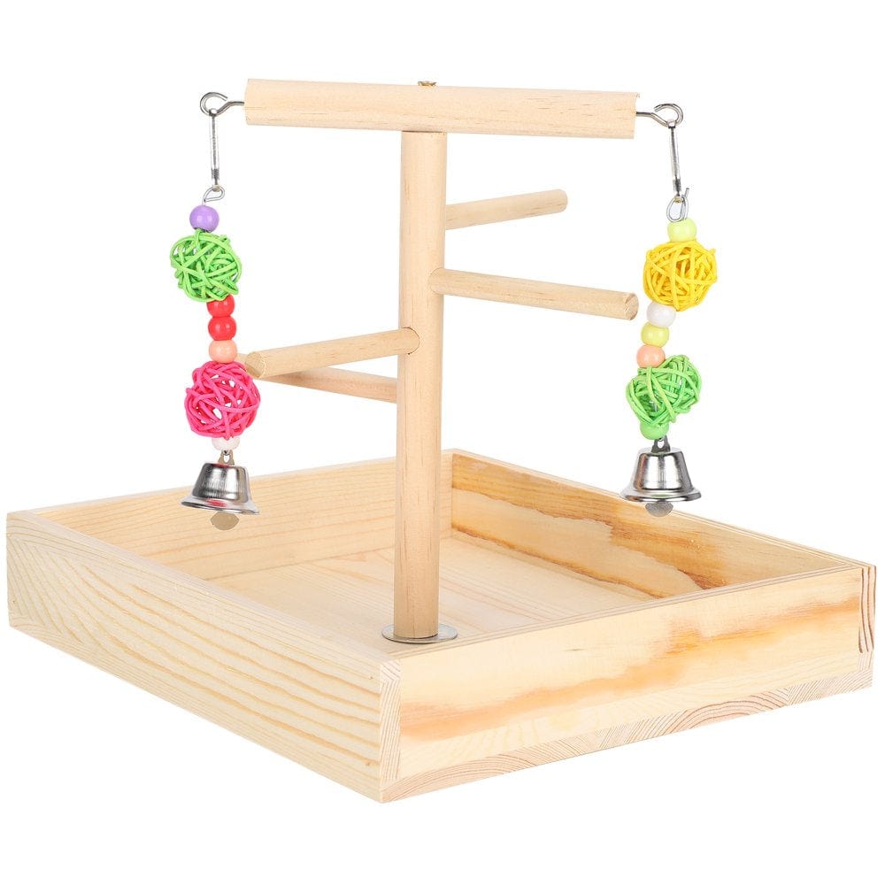 Wood Stand, Training Frame, Safe for Stand Birds Cage Animals & Pet Supplies > Pet Supplies > Bird Supplies > Bird Cages & Stands Zaqw   