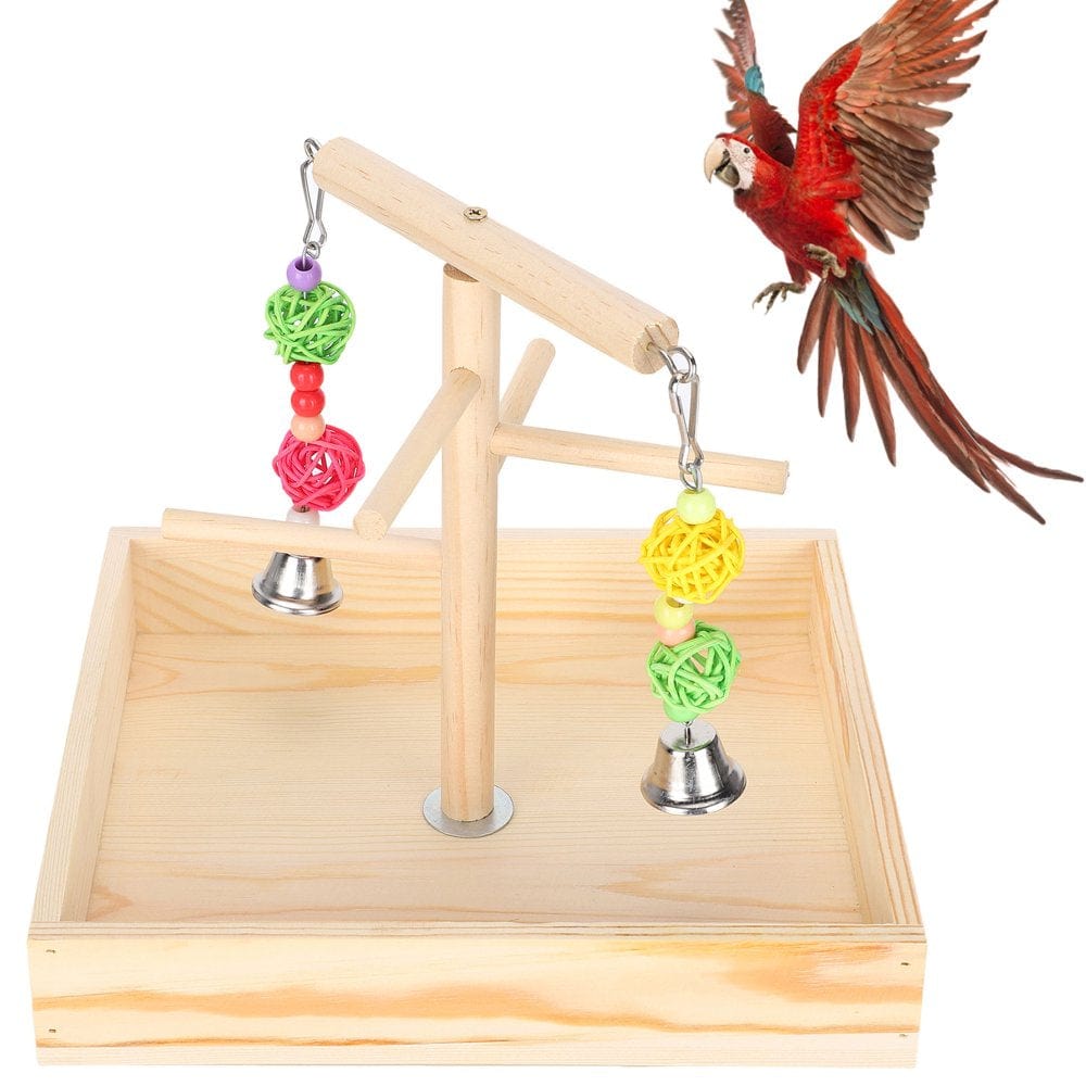 Wood Stand, Training Frame, Safe for Stand Birds Cage Animals & Pet Supplies > Pet Supplies > Bird Supplies > Bird Cages & Stands Zaqw   