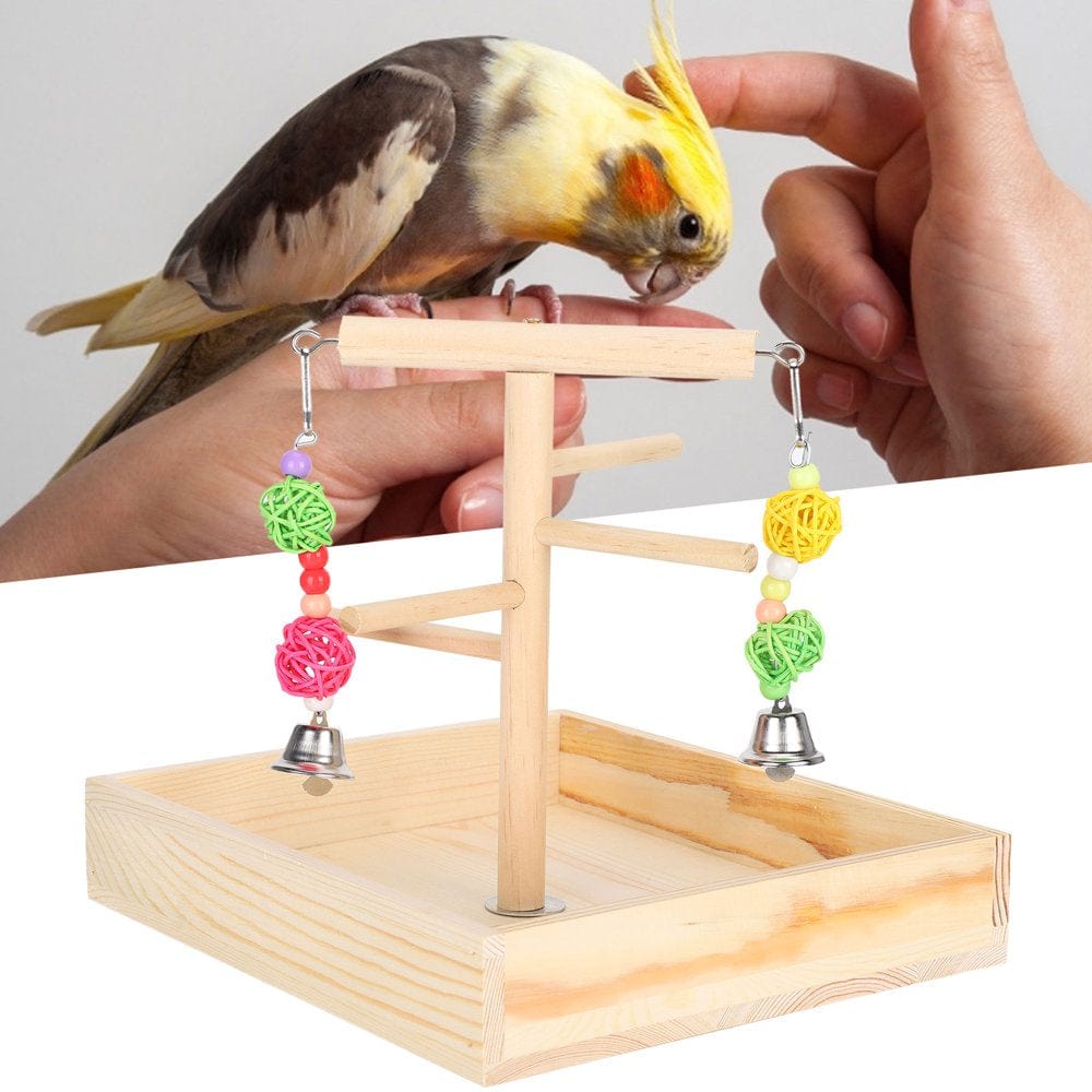 Wood Stand, Training Frame, Safe for Stand Birds Cage Animals & Pet Supplies > Pet Supplies > Bird Supplies > Bird Cages & Stands Zaqw   