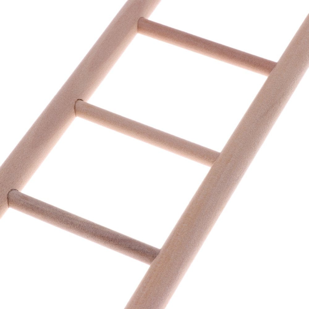 Wooden Ladder Hamster Bird Cage Accessory 7 Stairs 7-Stair