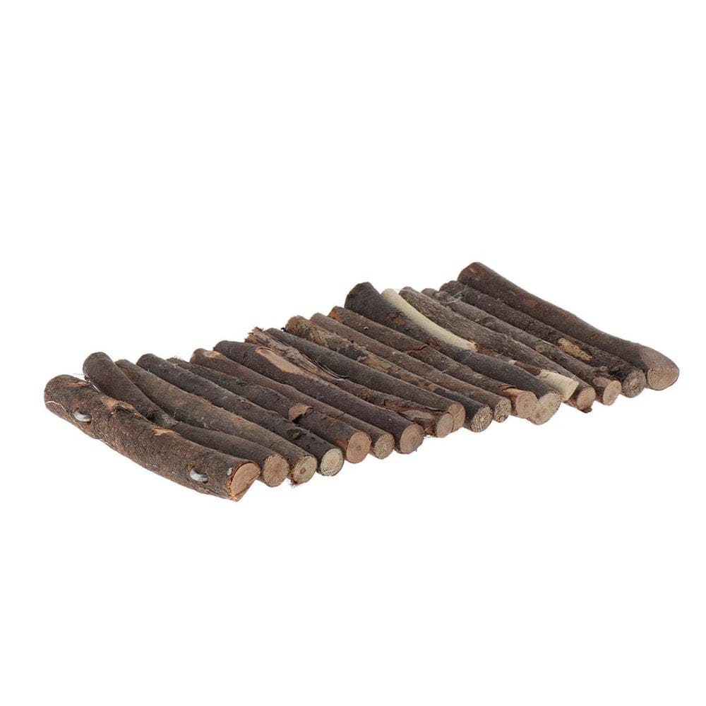 Wooden Reptile Cave, Bendable Platform Hiding Habitat Aquarium Terrarium Decoration Ornament for Small Lizards Turtles Amphibians Fish Animals & Pet Supplies > Pet Supplies > Small Animal Supplies > Small Animal Habitat Accessories FITYLE   