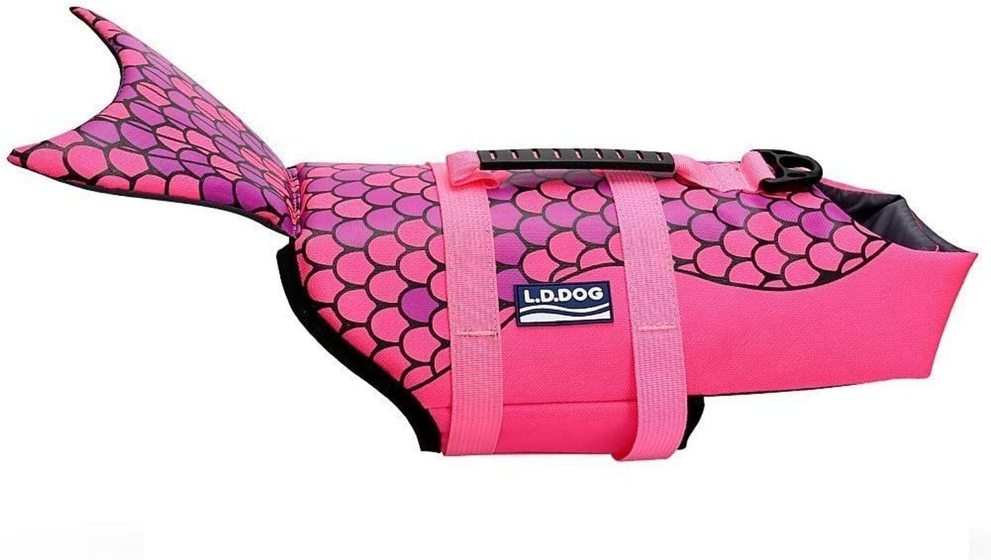 Wopet Dog Life Jacket Size Adjustable Dog Lifesaver Safety Vest (S, Pink) Animals & Pet Supplies > Pet Supplies > Dog Supplies > Dog Apparel WOpet   