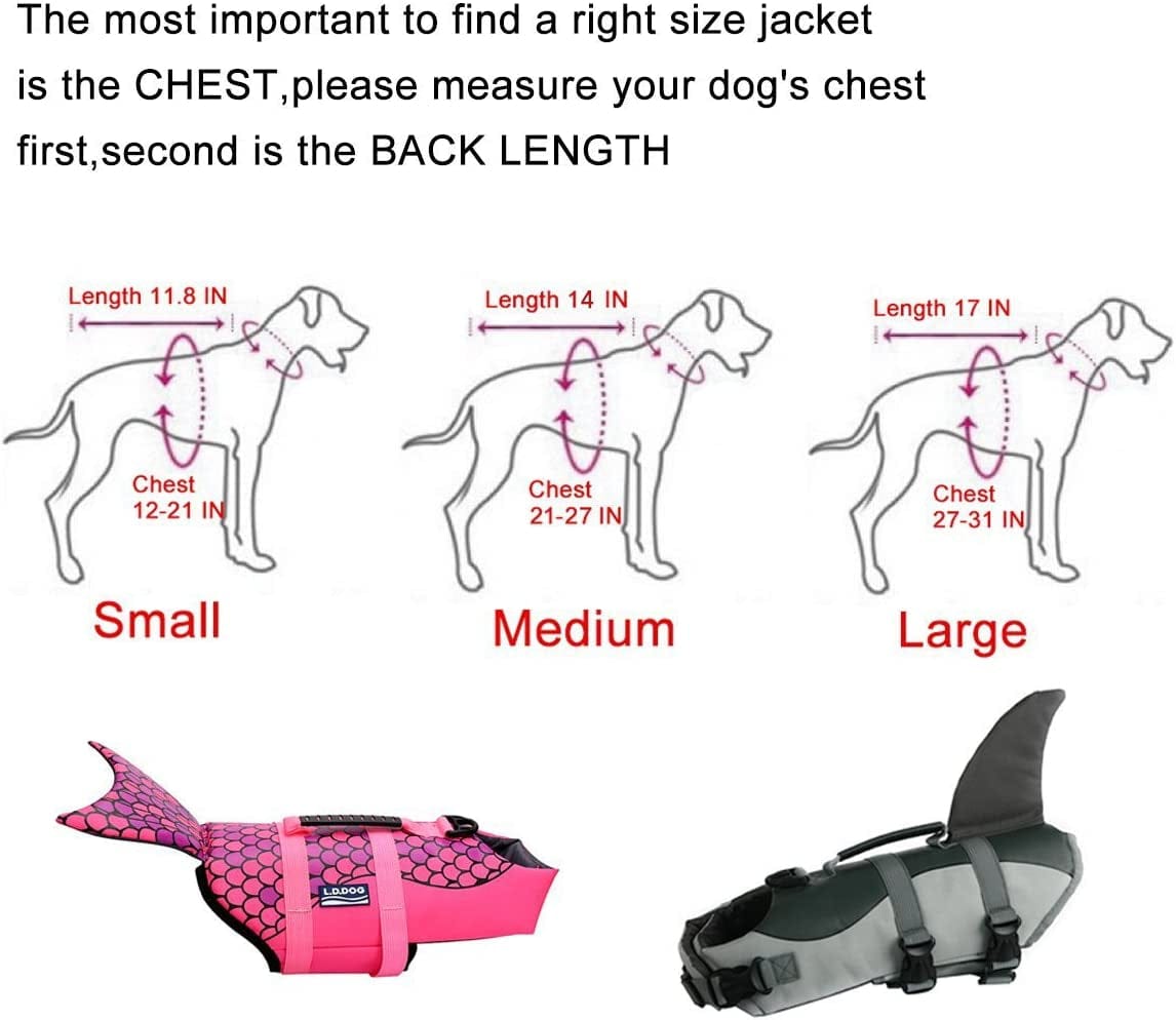 Wopet Dog Life Jacket Size Adjustable Dog Lifesaver Safety Vest (S, Pink) Animals & Pet Supplies > Pet Supplies > Dog Supplies > Dog Apparel WOpet   