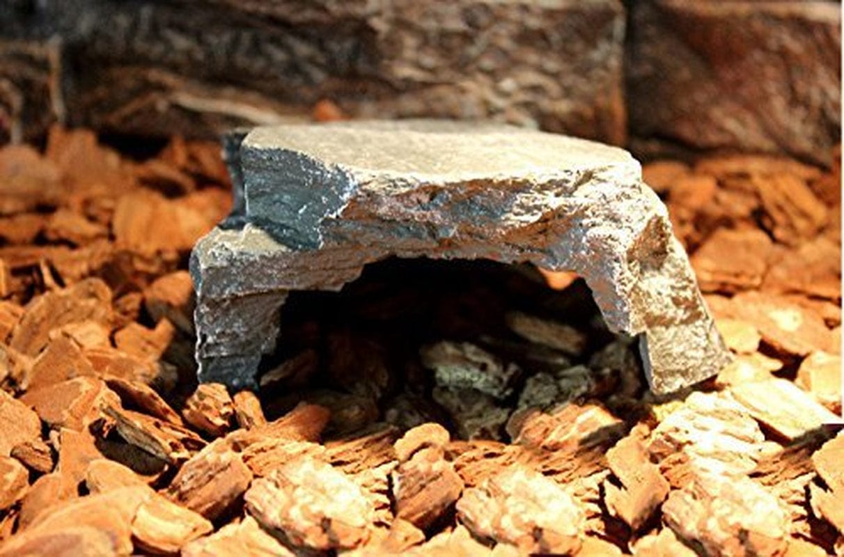 World 9.99 Mall Reptile Rock Hide Cave Reptile Rock Hide Habitat Decoration Natural,Non-Toxic, Made of Resin Hideout for Small Lizards, Turtles, Reptiles, Amphibians Animals & Pet Supplies > Pet Supplies > Small Animal Supplies > Small Animal Habitat Accessories World 9.99 Mall   