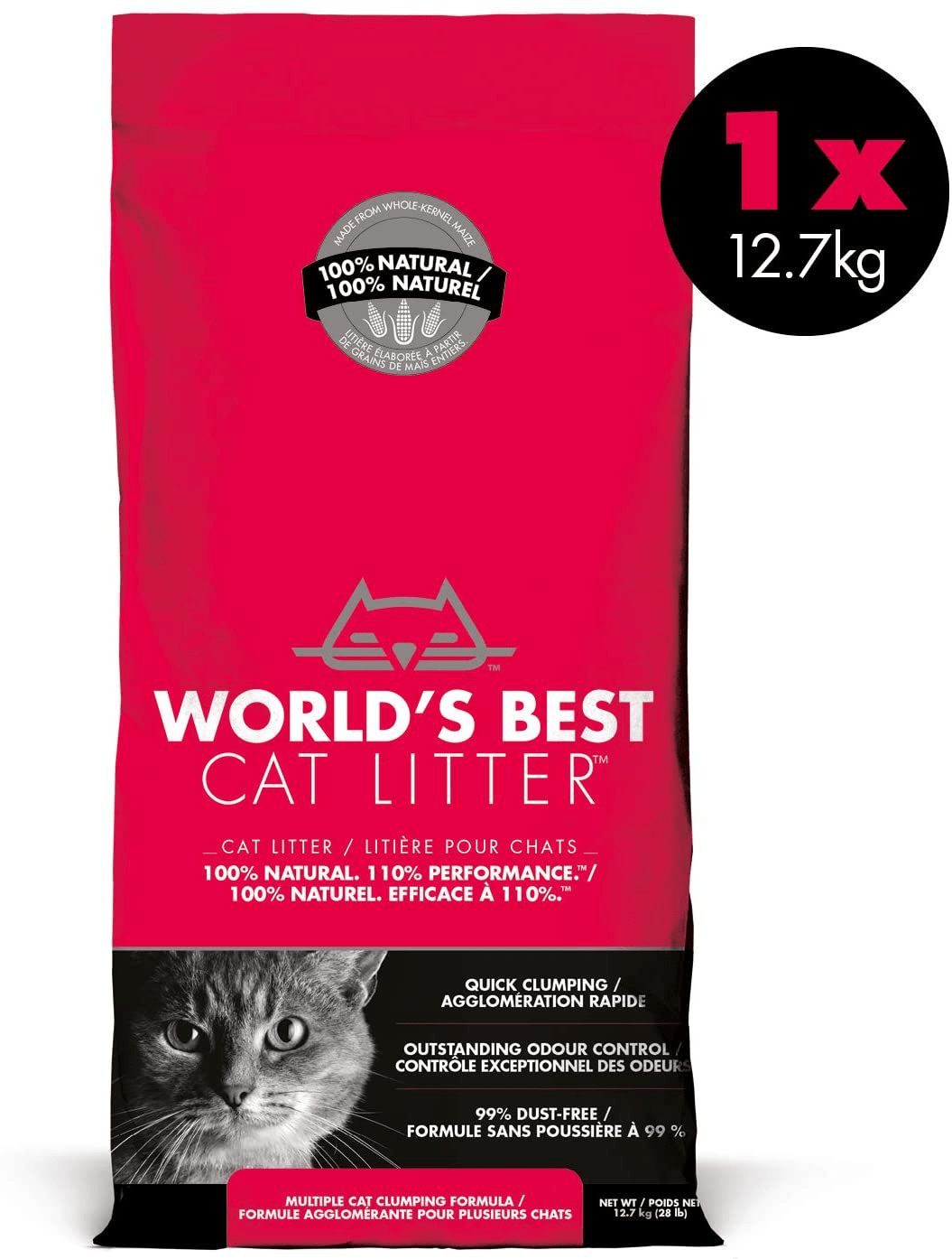 World'S Best Cat Litter, Clumping, Biodegradable Extra Strength 12.7Kg Animals & Pet Supplies > Pet Supplies > Cat Supplies > Cat Litter World's Best Cat Litter   