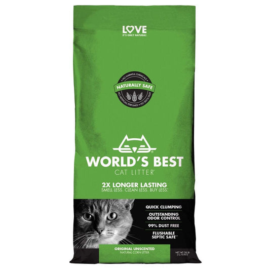 World'S Best Cat Litter Clumping Formula, 28 Lb Animals & Pet Supplies > Pet Supplies > Cat Supplies > Cat Litter Kent WB Cat Litter 28 lbs  
