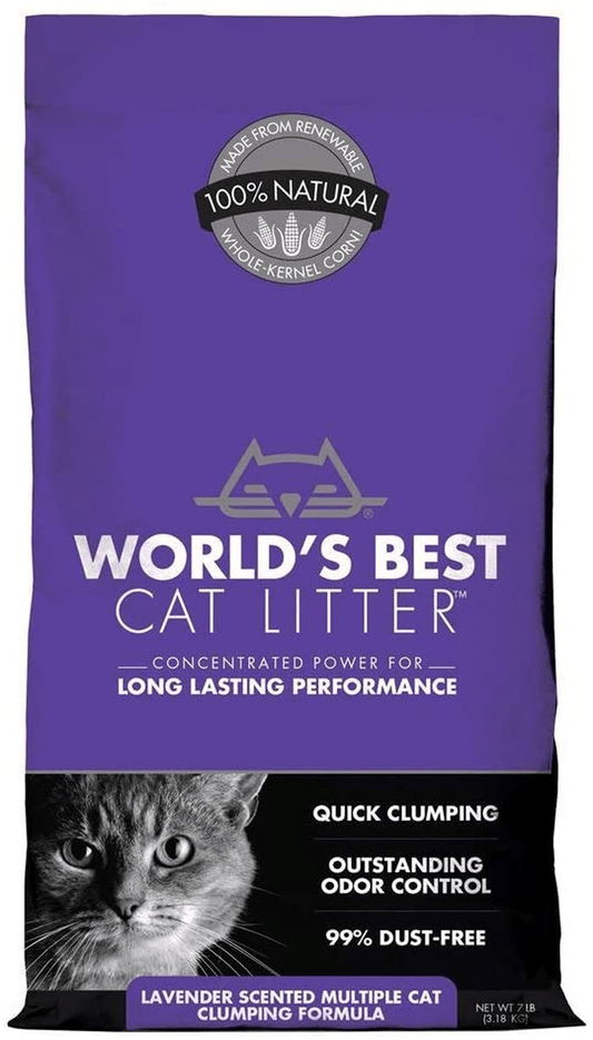 World'S Best Cat Litter Extra Strength Lavender 7 Lbs Animals & Pet Supplies > Pet Supplies > Cat Supplies > Cat Litter World's Best Cat Litter   