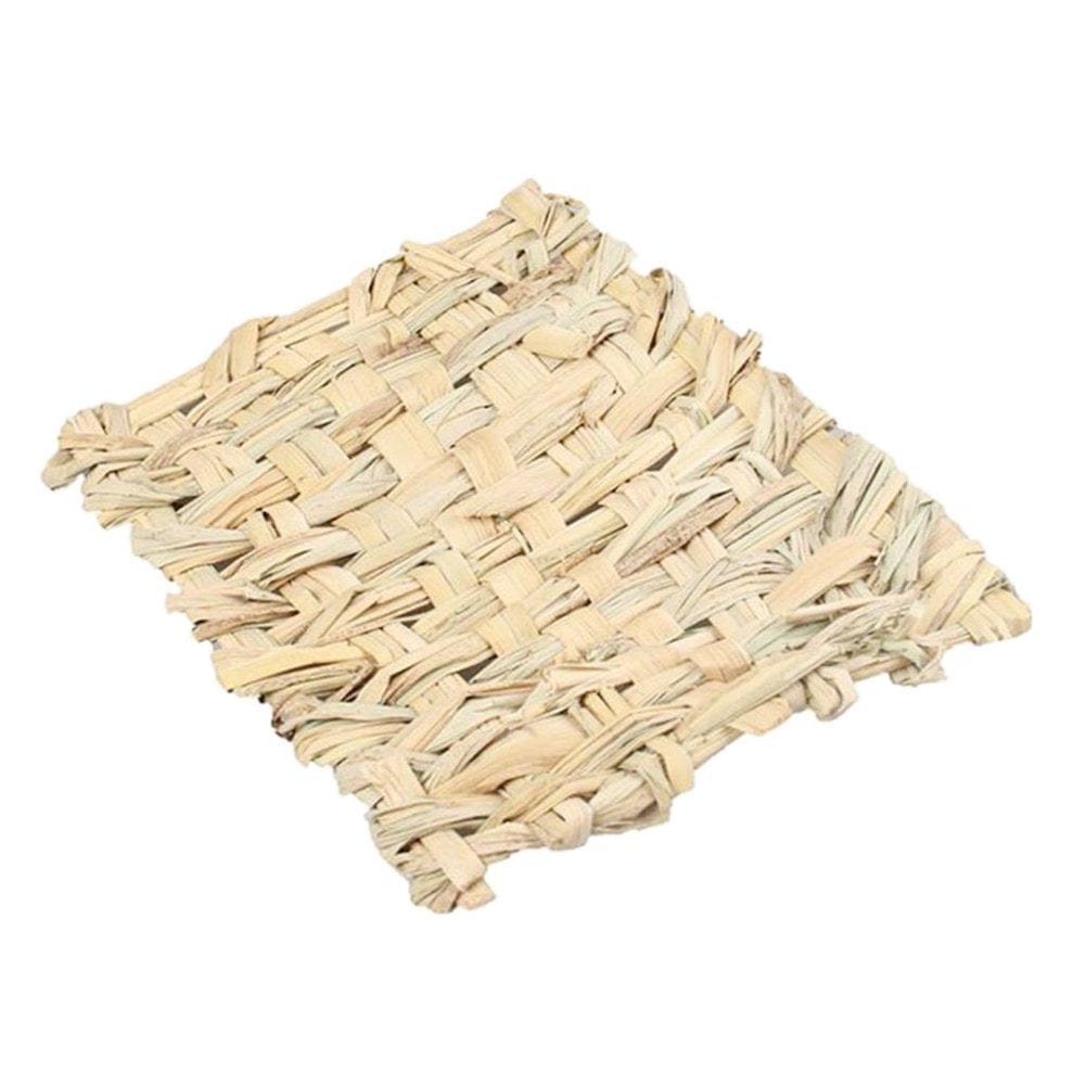 Woven Bed Mat for Small Animal Bedding Nest Small Aniamls Supplies Animals & Pet Supplies > Pet Supplies > Small Animal Supplies > Small Animal Bedding HOMYL   