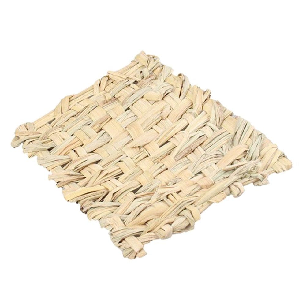 Woven Bed Mat for Small Animal Bedding Nest Small Aniamls Supplies Animals & Pet Supplies > Pet Supplies > Small Animal Supplies > Small Animal Bedding HOMYL   