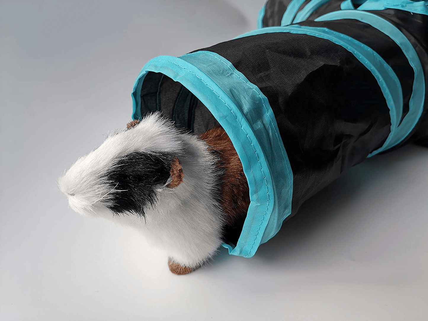 WOWOWMEOW Small Animals 3-Way Play Tunnel Foldable Toy Tube for Hamsters, Guinea Pigs, Chinchillas and Hedgehogs Animals & Pet Supplies > Pet Supplies > Small Animal Supplies > Small Animal Habitat Accessories WOWOWMEOW   