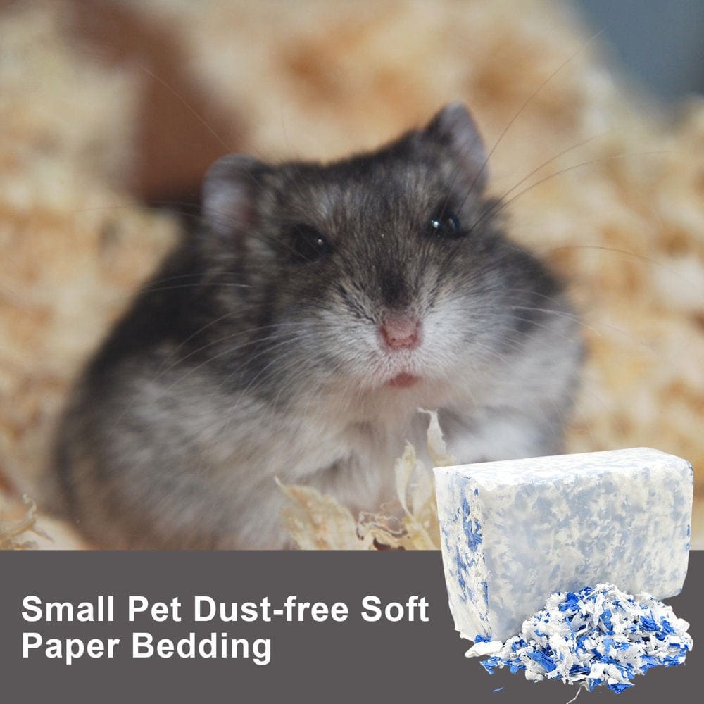 Wowspeed Paper Bedding for Small Pet- Colorful Small Animal Bedding - Soft and Comfortable, Dust-Free for Hamsters, Rabbits, Guinea Pigs