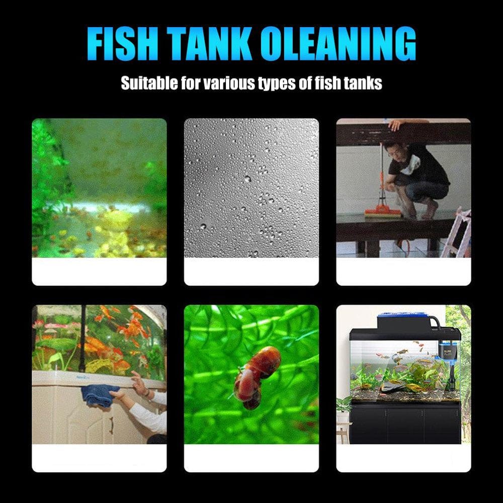 WREA Aquarium Fish Tank Magnetic Cleaning Brush Cleaning Equipment Aquarium Supplies Animals & Pet Supplies > Pet Supplies > Fish Supplies > Aquarium Cleaning Supplies WREA   