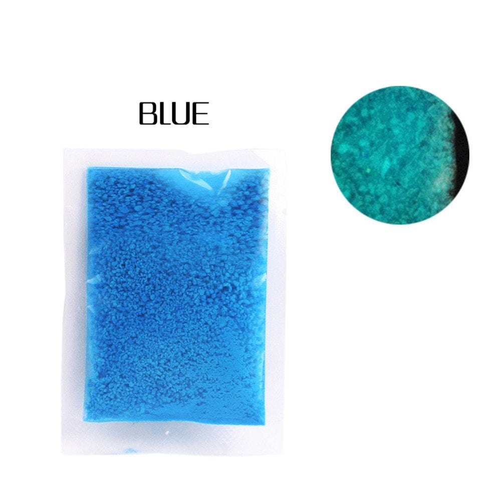 WSBDENLK Home Decor Clearance Glow in the Dark Fluorescent Sand Luminous Gravel Aquarium Luminous Sand Rollbacks Animals & Pet Supplies > Pet Supplies > Fish Supplies > Aquarium Gravel & Substrates WSBDENLK One Size Blue 