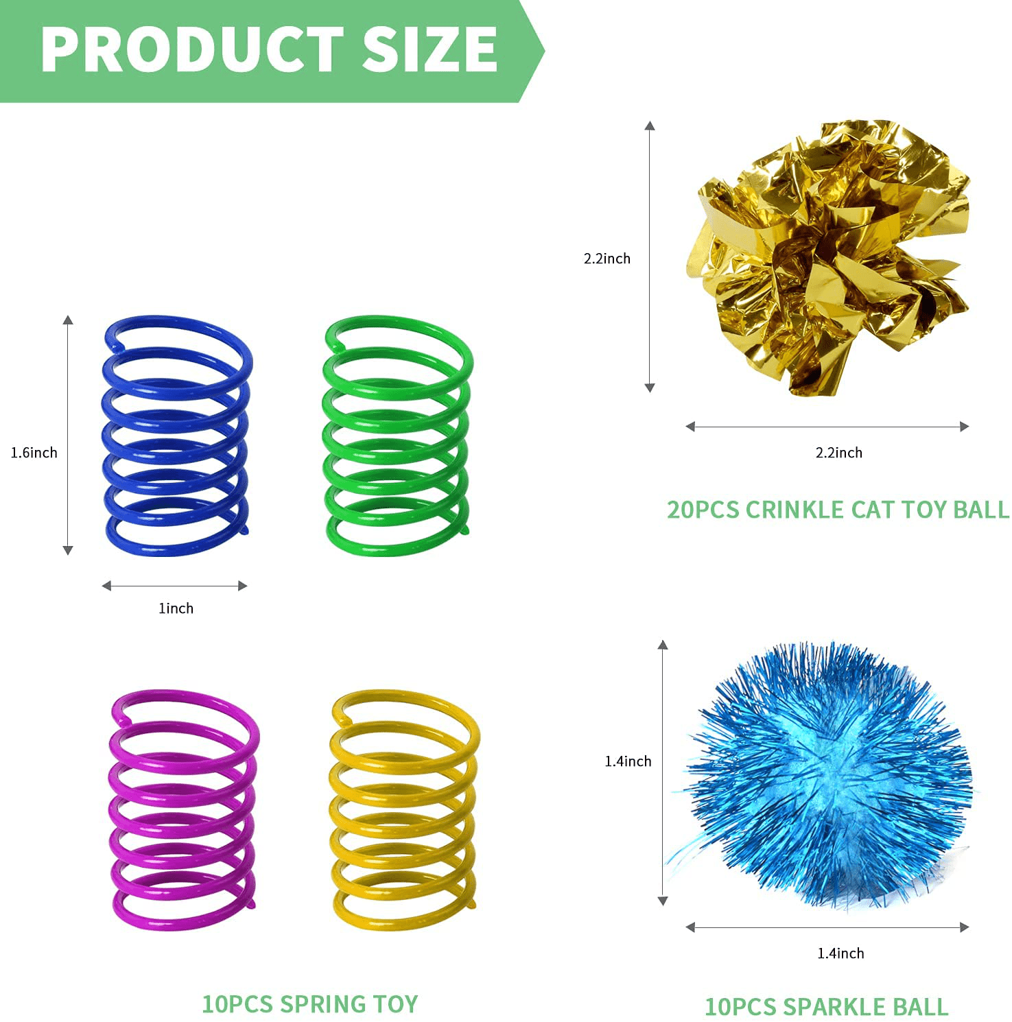 Mylar hot sale crinkle balls