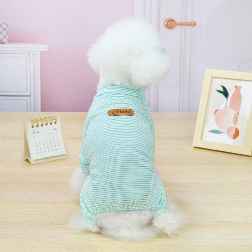 Wuffmeow Dog Pjs Onesies Pet Clothes Jumpsuit Apparel Soft Puppy Pajamas S-XXL