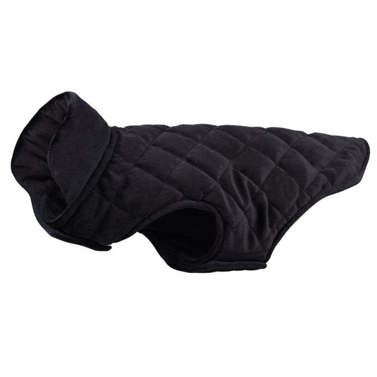 Wuffmeow Reversible Dog Cold Weather Coat, Waterproof Winter Pet Jacket, Warm Cotton Lined Vest Windproof Collar Outdoor Apparel for Small Medium and Large Dogs S-5XL Animals & Pet Supplies > Pet Supplies > Dog Supplies > Dog Apparel Wuffmeow 2XL Black 