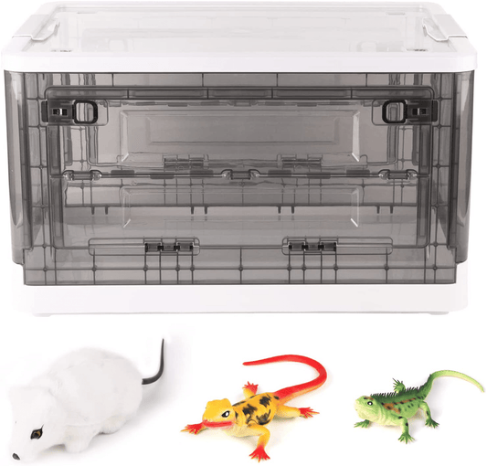 Wxbzbhwxc Small Animal Cage Habitat Indoor Outdoor Pet House for Small Pets Collapsible with Wheels and Handles Animals & Pet Supplies > Pet Supplies > Small Animal Supplies > Small Animal Habitat Accessories Wxbzbhwxc White  