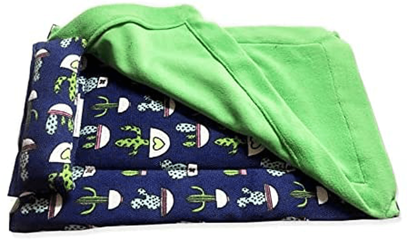 WYJTPONE Bearded Dragon Bed with Blanket and Pillow，Reptile Sleeping Bed,Reptile Accessories，Solf Fabric Warm Sleeping Bag for Bearded Dragon,Lizard,Leopard Gecko and Small Pet Animal Animals & Pet Supplies > Pet Supplies > Reptile & Amphibian Supplies > Reptile & Amphibian Substrates WYJTPONE   