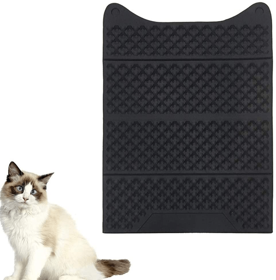 XDYFF Cat Litter Mat Litter Trapping Mat, Foldble, Premium Durable Soft EVC Rug, Urine Waterproof, Washable, Scatter Control, Litter Box Pad, Can Massage Animals & Pet Supplies > Pet Supplies > Cat Supplies > Cat Litter Box Mats XDYFF S  