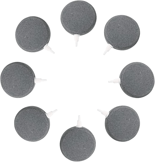 Xeternity-Made 8 Pack Air Stones 3" Air Stone Bubble for Aquarium Fish Tank Decor Hydroponics Airstones Air Disk Stones Animals & Pet Supplies > Pet Supplies > Fish Supplies > Aquarium Air Stones & Diffusers Xeternity-Made   