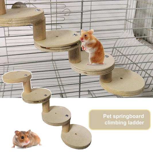 Xinhuadsh 1 Set Hamster Ladder High Stability Detachable Solid Climbing Stairs Birds Parrot Exercise Perches Stand for Home Use Animals & Pet Supplies > Pet Supplies > Bird Supplies > Bird Ladders & Perches xinhuadsh 8#  