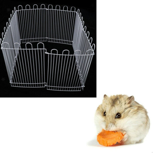 Xinhuadsh 23Cm 8 Panels Metal Hamster Small Animals Playpen Run Cage Toy Pet Supplies Animals & Pet Supplies > Pet Supplies > Dog Supplies > Dog Kennels & Runs xinhuadsh   