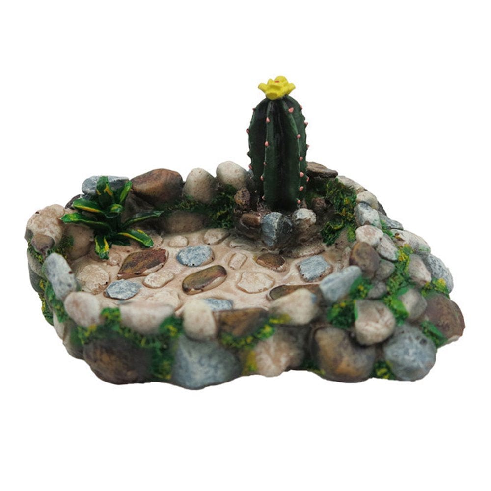 XINYTEC Reptile Food Bowl Lizard Gecko Food Water Dish Bearded Dragon Feeding Dish Resin Worm Dish for Lizard Anoles Frogs Animals & Pet Supplies > Pet Supplies > Reptile & Amphibian Supplies > Reptile & Amphibian Food XINYTEC   