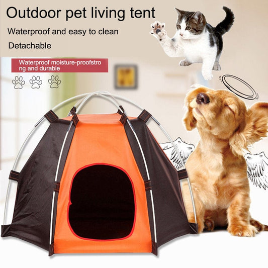 XM Culture Summer Pet Dog Cat Puppy Portable Foldable Tent Breathable Outdoor House Cave Animals & Pet Supplies > Pet Supplies > Dog Supplies > Dog Houses XM Culture   