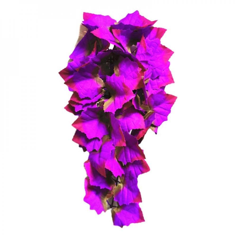 Xmarks 1 Piece Artificial Reptile Plants Lifelike Reptiles Terrarium Leaves Plastic Reptile Habitats Plant Amphibian Hanging Decorations for Lizards Geckos Snake Animals & Pet Supplies > Pet Supplies > Small Animal Supplies > Small Animal Habitat Accessories Xmarks A3  